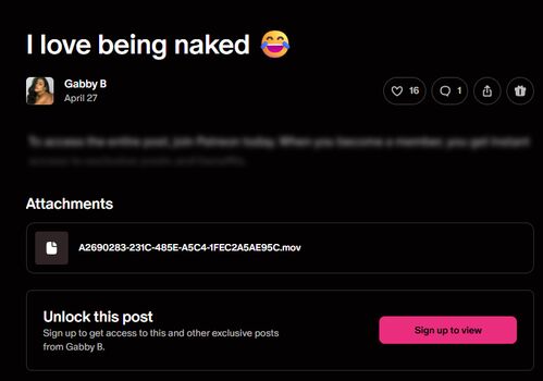 Full leaked Gabbyb music private onlyfans photo