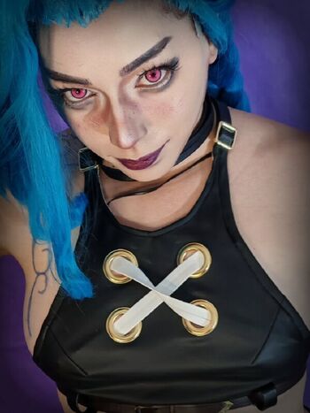 Full leaked Jinx cosplay arcane private onlyfans photo