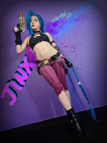 Full leaked Jinx cosplay arcane private onlyfans photo