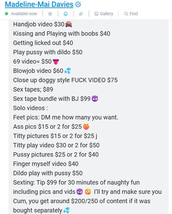 Full leaked Maddie davies private onlyfans photo