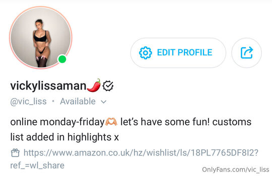 Full leaked Vic liss private onlyfans photo